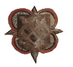 Arfbais teulu Harrington  Arms of the Harrington family